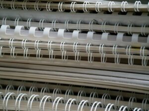 a close up of a stack of books